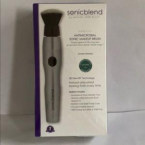MICHAEL TODD Sonicblend Pro Makeup Brush Steel $79 NIB